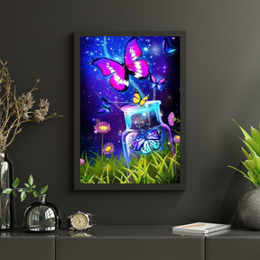 Diamantmaling Sommerfugle i potte - SEOS Shop ®