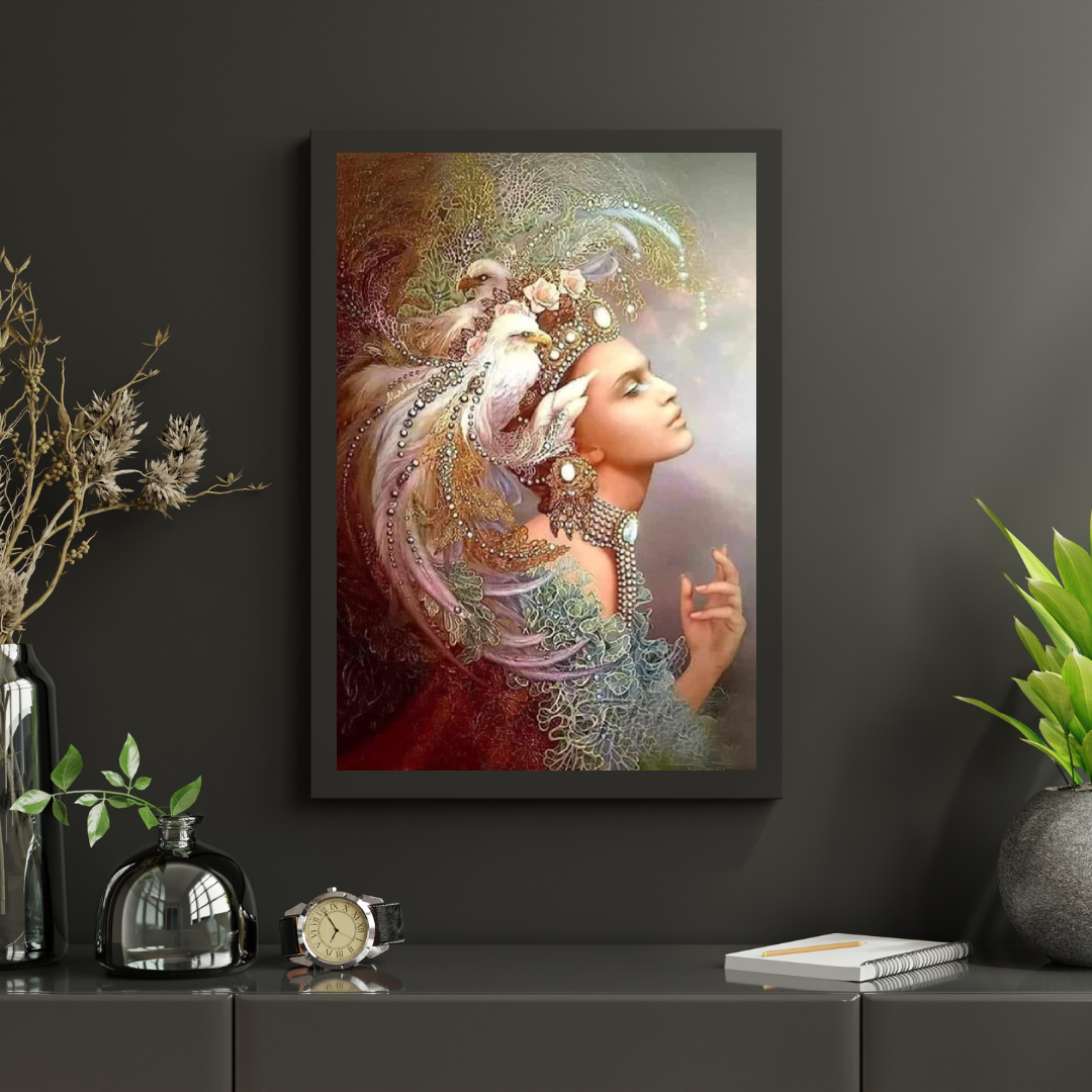 Diamantmaling Kvinder med Ørn - SEOS Shop ®