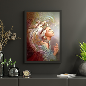 Diamantmaling Kvinder med Ørn - SEOS Shop ®