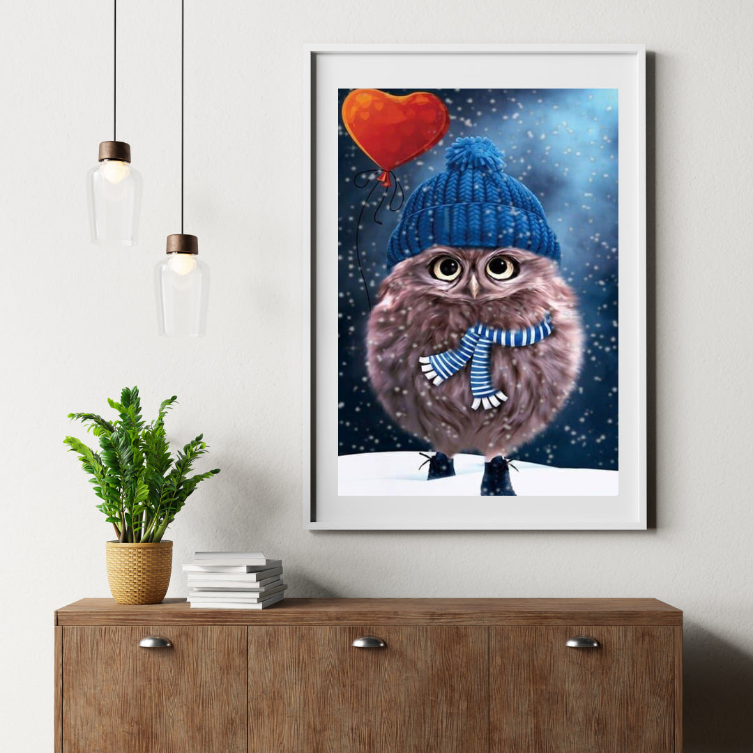 Diamantmaleri Vinter Angry Bird - SEOS Shop ®