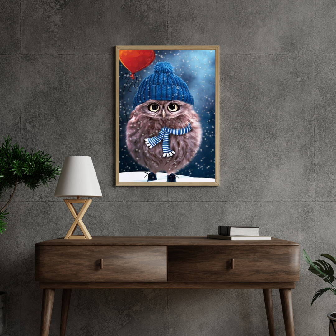 Diamantmaleri Vinter Angry Bird - SEOS Shop ®