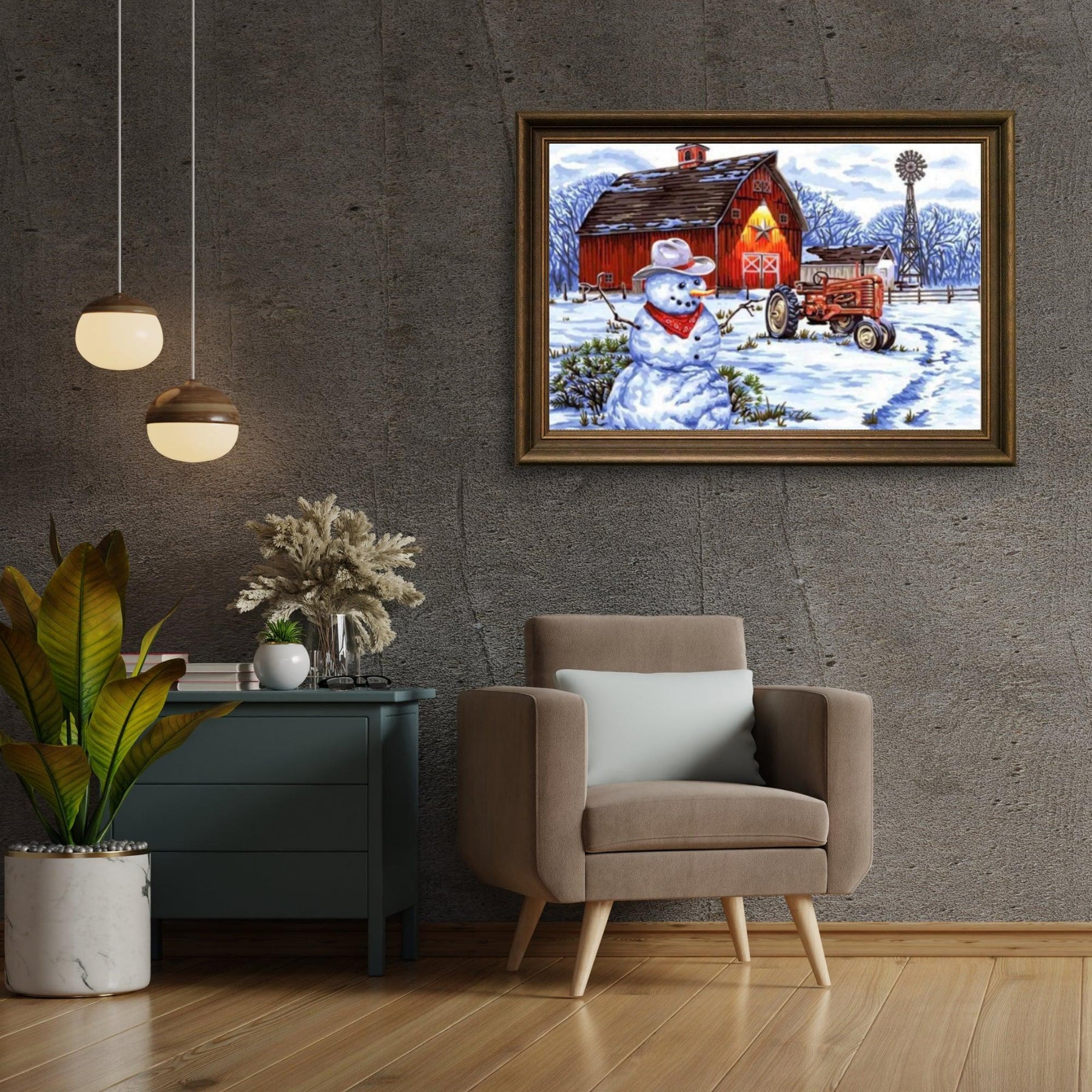 Diamantmaling Vintergård - SEOS Shop ®