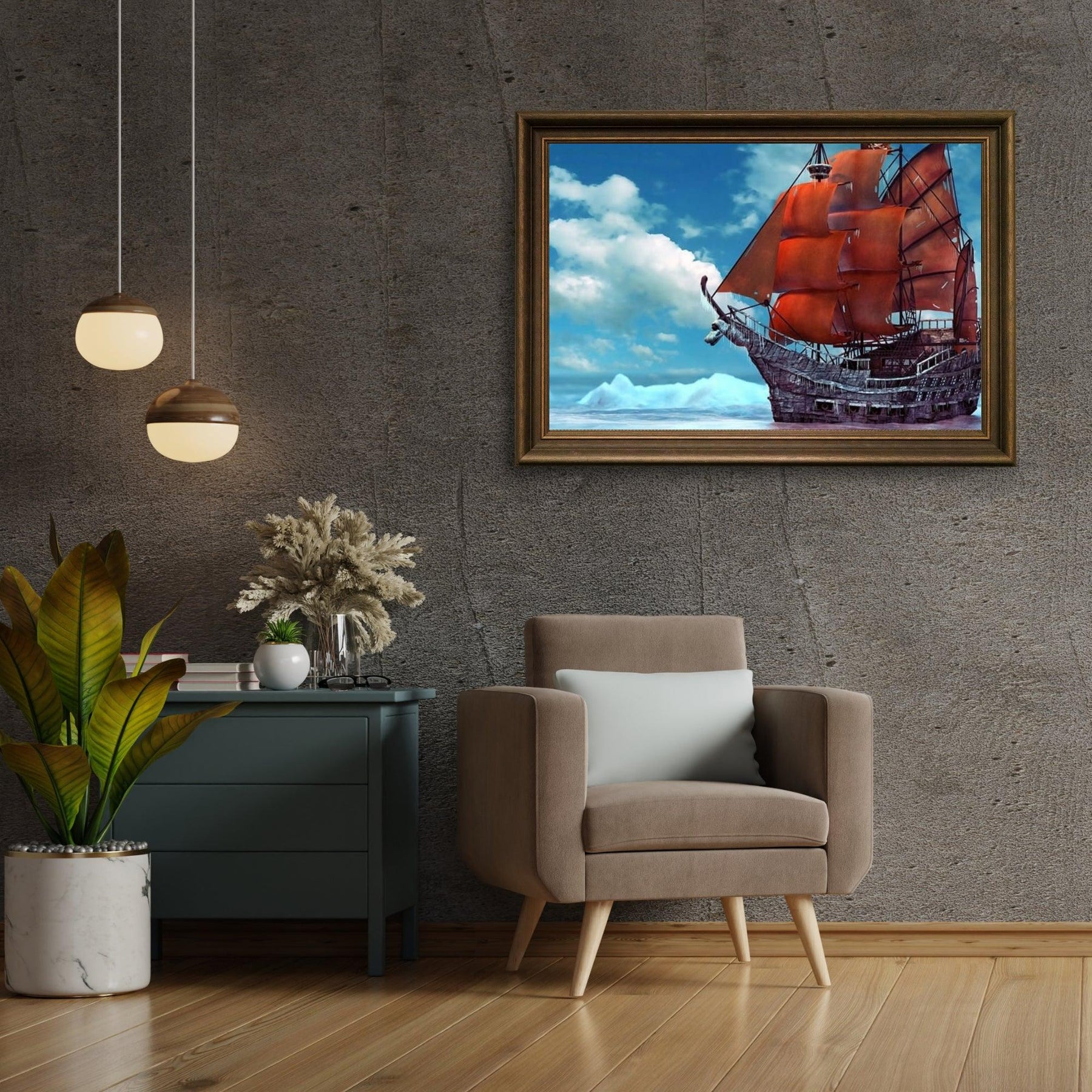 Diamantmaling Sejlbåd - SEOS Shop ®