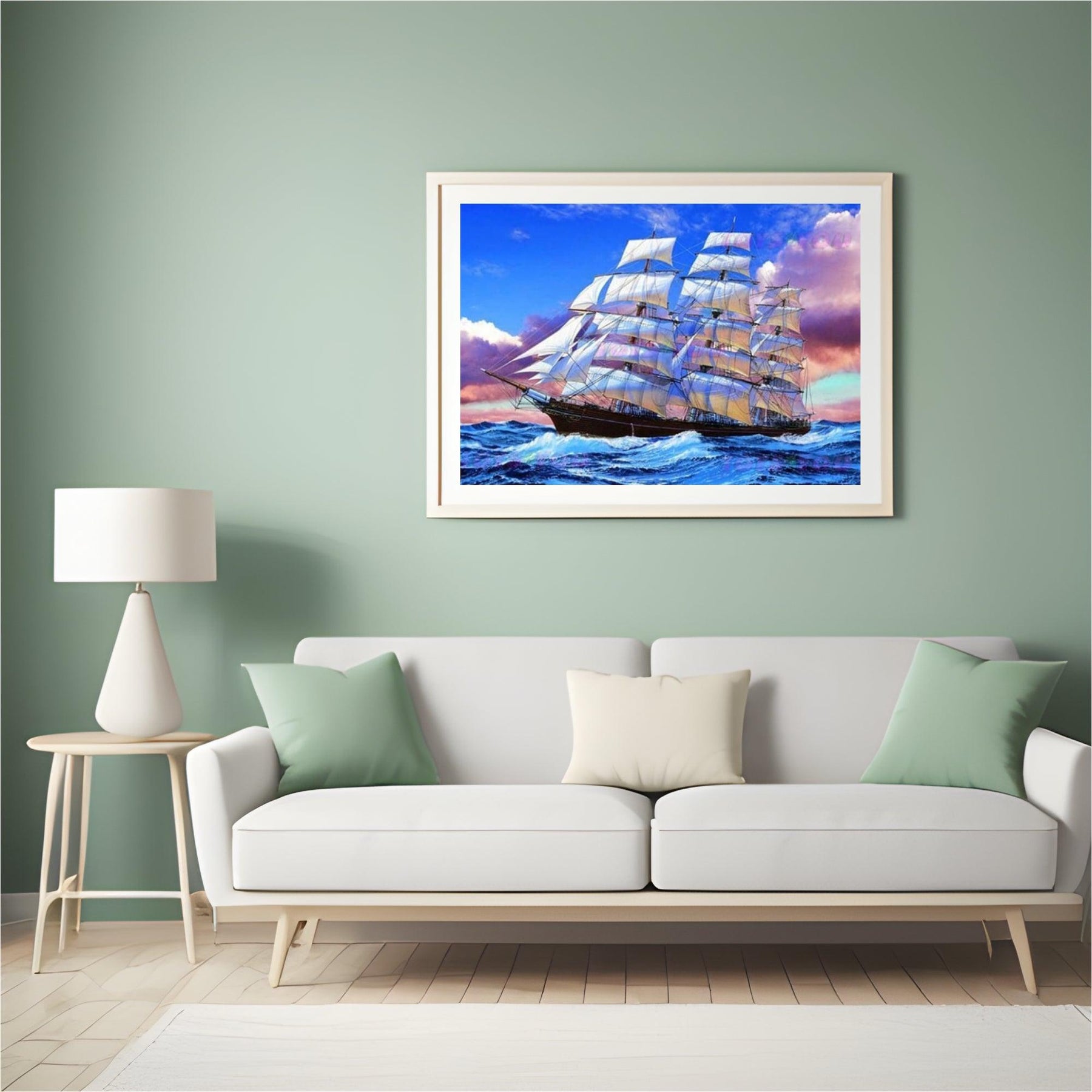 Diamantmaling Sejlbåd - SEOS Shop ®