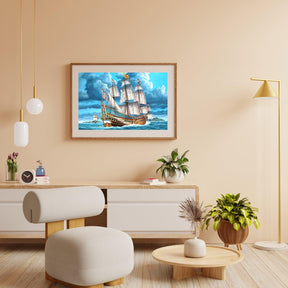 Diamantmaling Sejlbåd - SEOS Shop ®