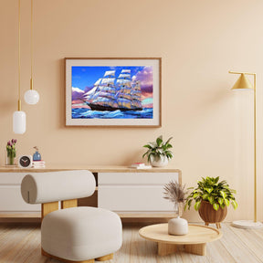 Diamantmaling Sejlbåd - SEOS Shop ®