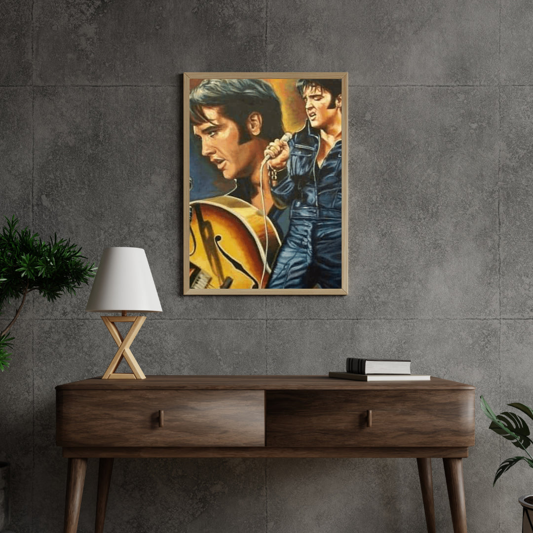 Diamantmaleri med syngende Elvis Presley - SEOS Shop ®
