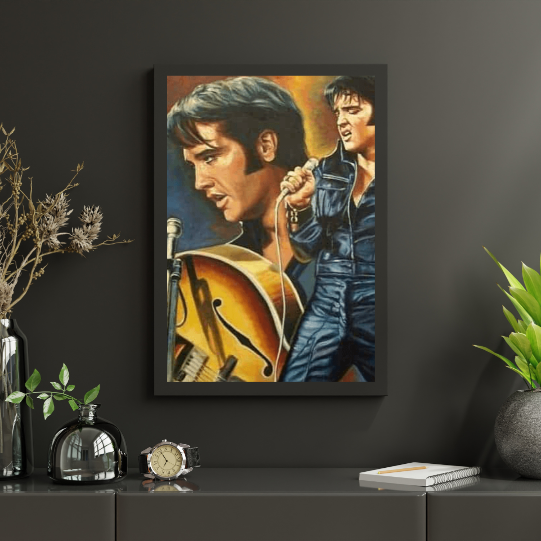 Diamantmaleri med syngende Elvis Presley - SEOS Shop ®
