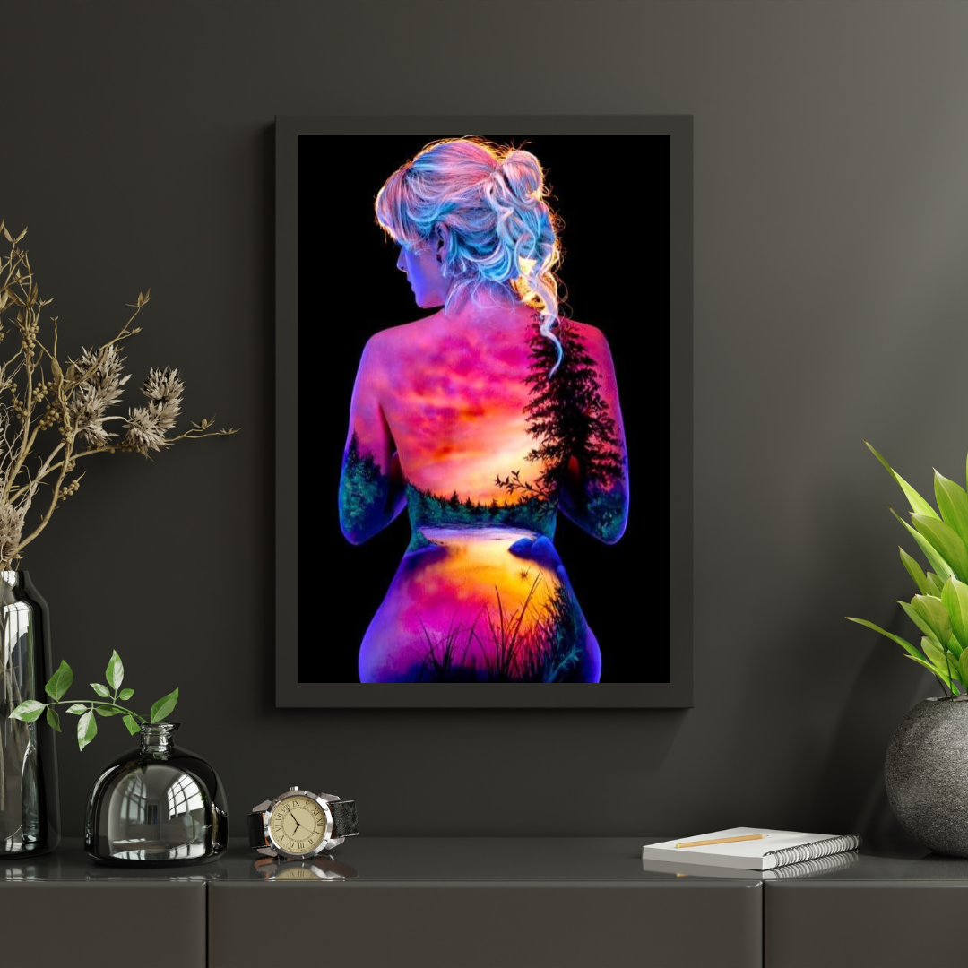 Diamantmaleri Sol og Måne med Stjerner Pige - SEOS Shop ®