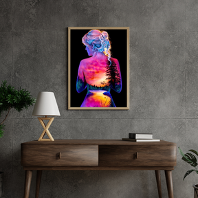 Diamantmaleri Sol og Måne med Stjerner Pige - SEOS Shop ®