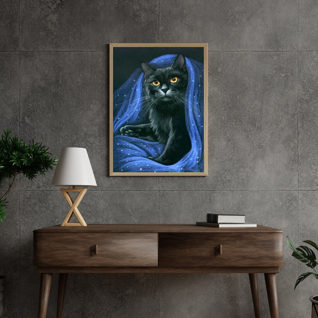 Diamantmaleri Sort Kat - SEOS Shop ®