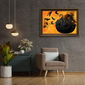 Diamantmaleri Sort Græskar - SEOS Shop ®