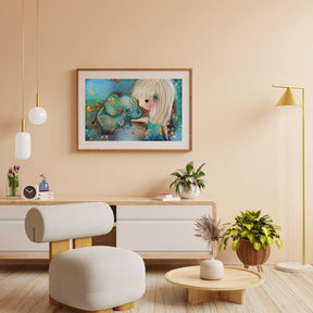 Diamantmaleri Elefant med pige - SEOS Shop®