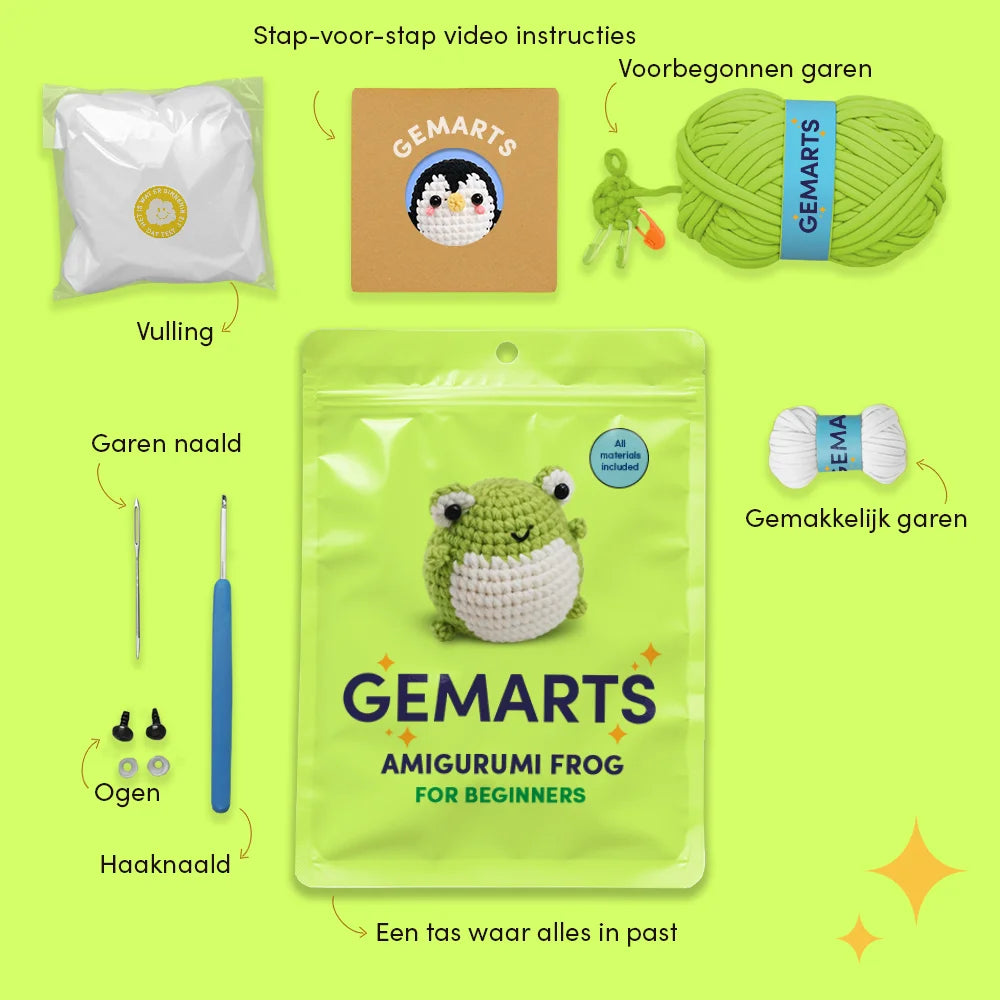 Amigurumi Frø - Gemarts