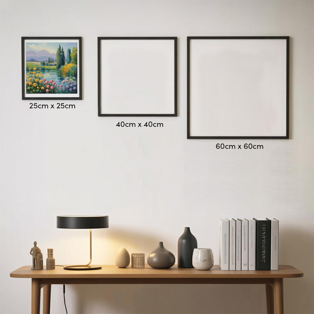 Mini diamantmaleri - Havebillede