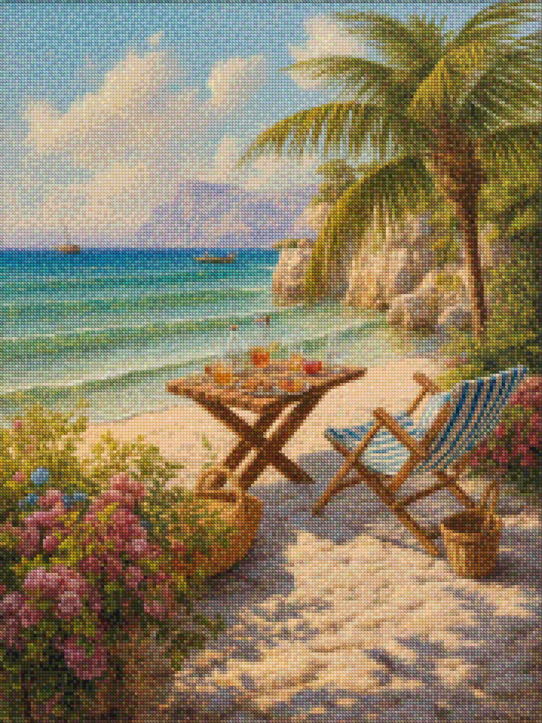 Diamantmaleri - Gylden Siesta