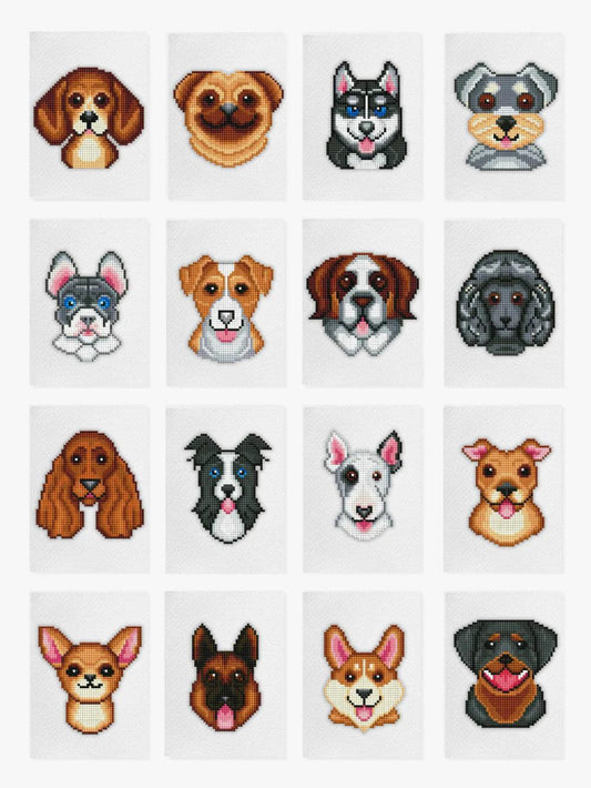 Mini Mesterværker - Hundeudgave (Sæt med 16)