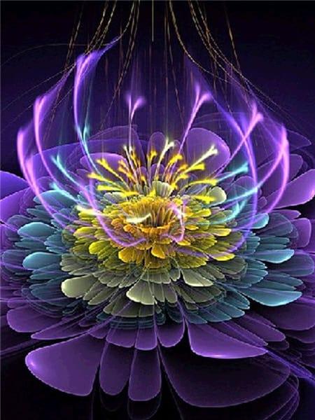 Diamantmaling Blomsterplade - SEOS Shop ®