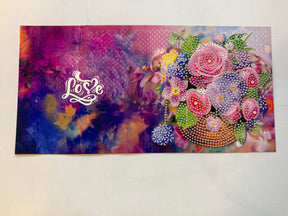 Diamantmaling lykønskningskort - sæt med 12 - inklusive kuverter