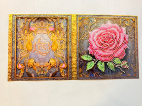 Diamantmaling lykønskningskort - sæt med 12 - inklusive kuverter