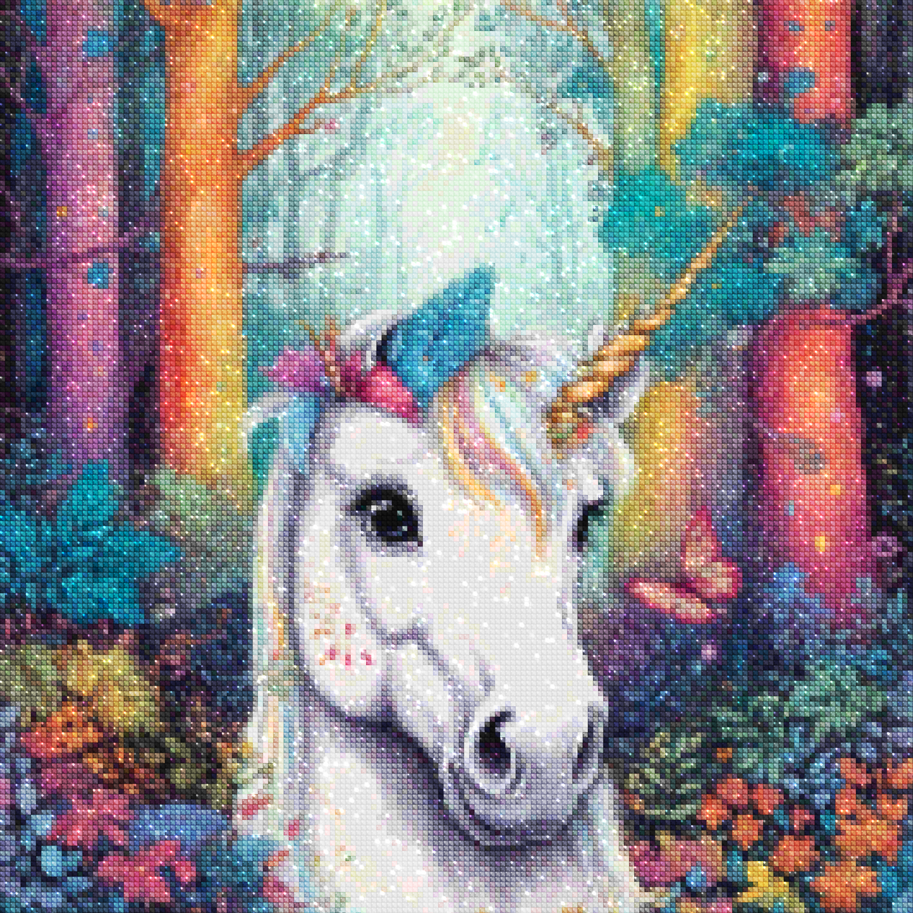 Diamantmaleri - Enhjørningsskov - SEOS Shop ®