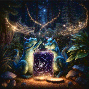 Diamantmaleri - Magisk Dragepotte - SEOS Shop ®