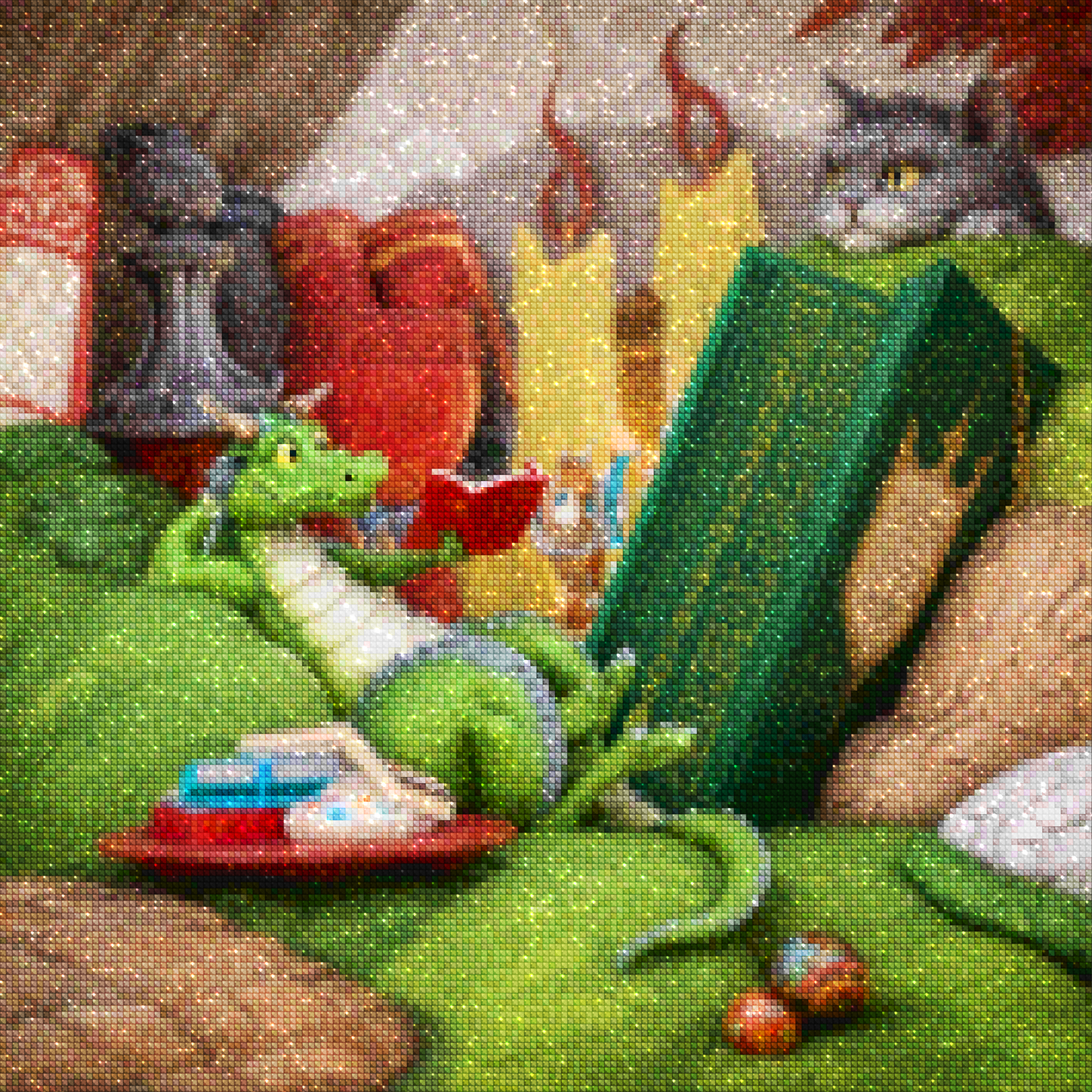 Diamantmaling - Dragebog V1 - SEOS Shop ®