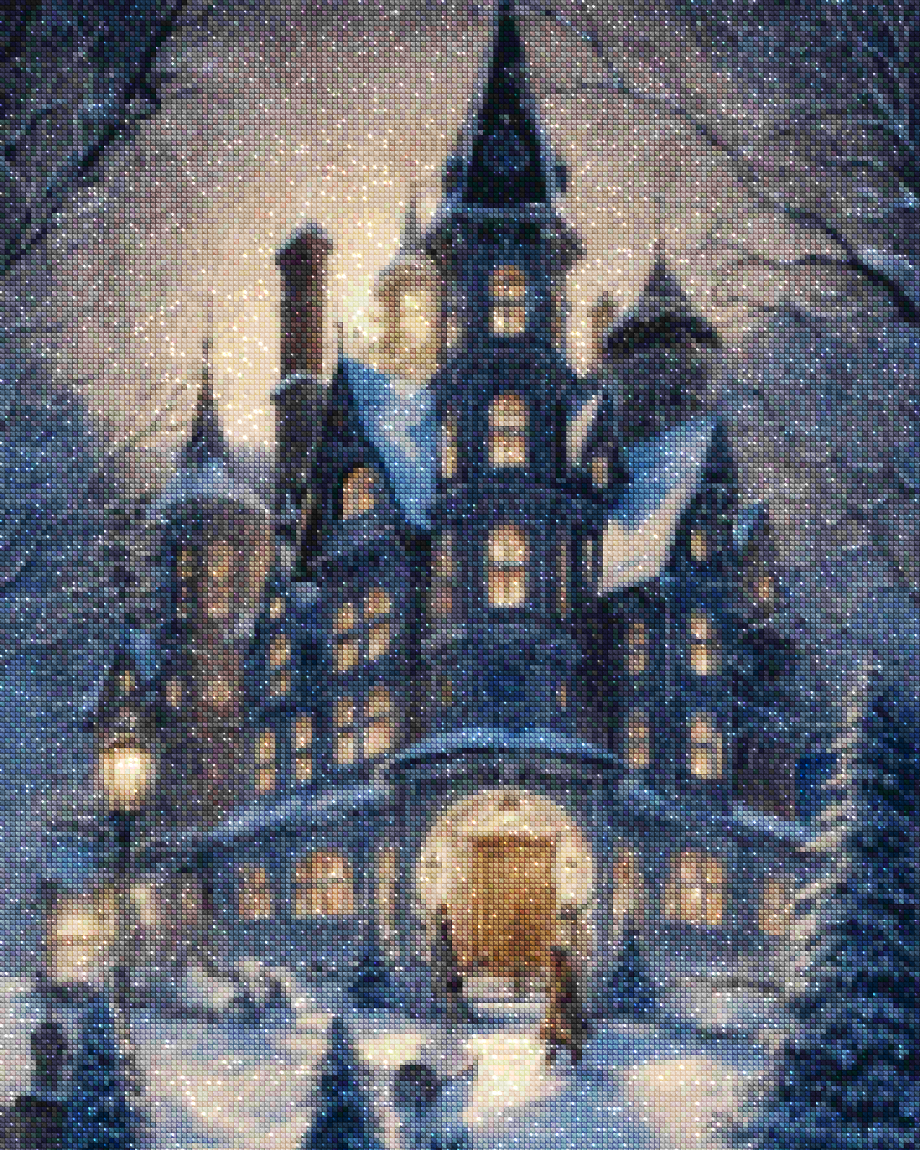 Diamantmaleri - Vinterlandhus - SEOS Shop ®