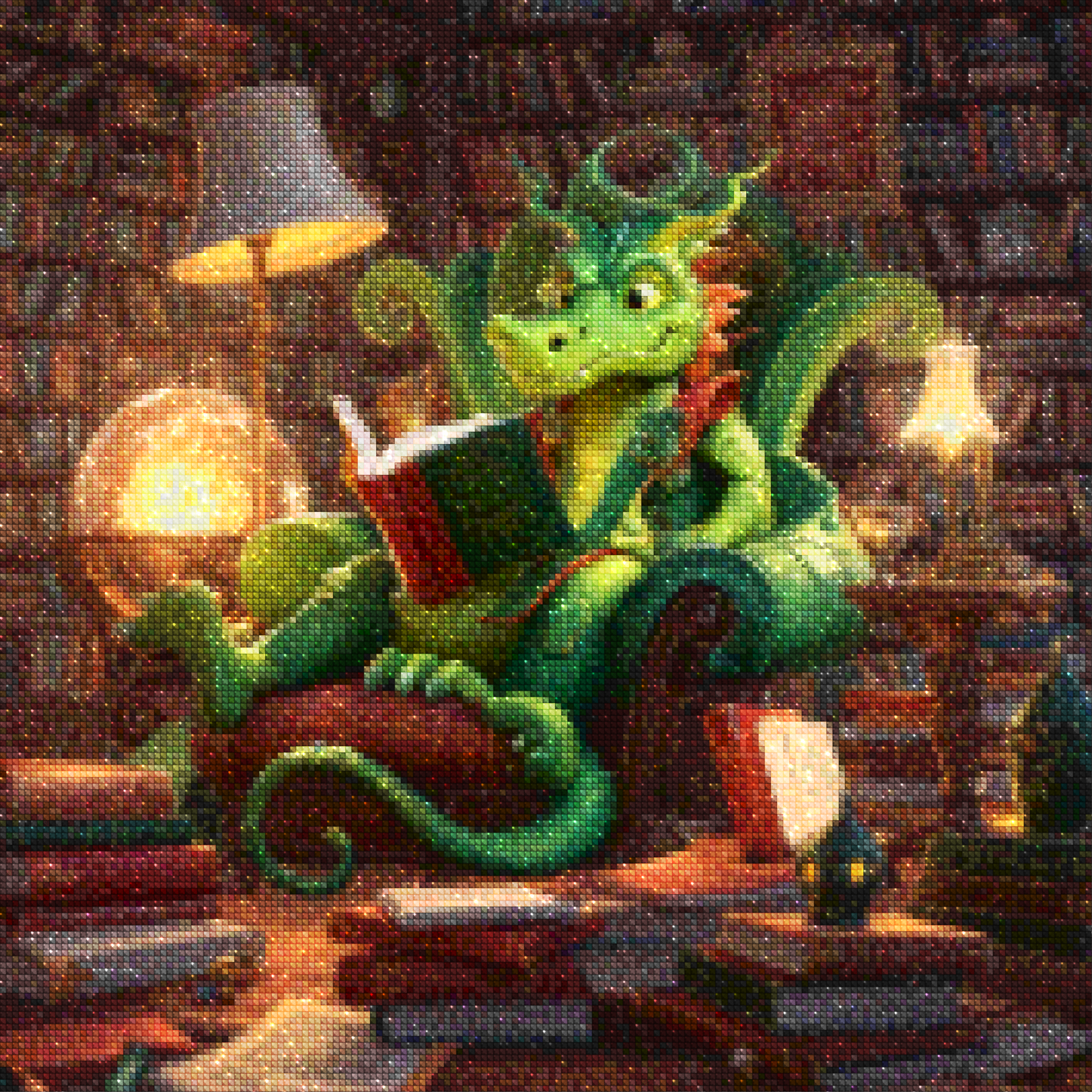 Diamantmaling - Dragebog V2 - SEOS Shop ®