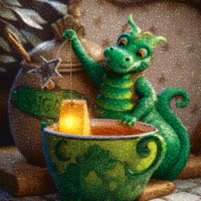 Diamantmaleri - Drage Tetid - SEOS Shop ®