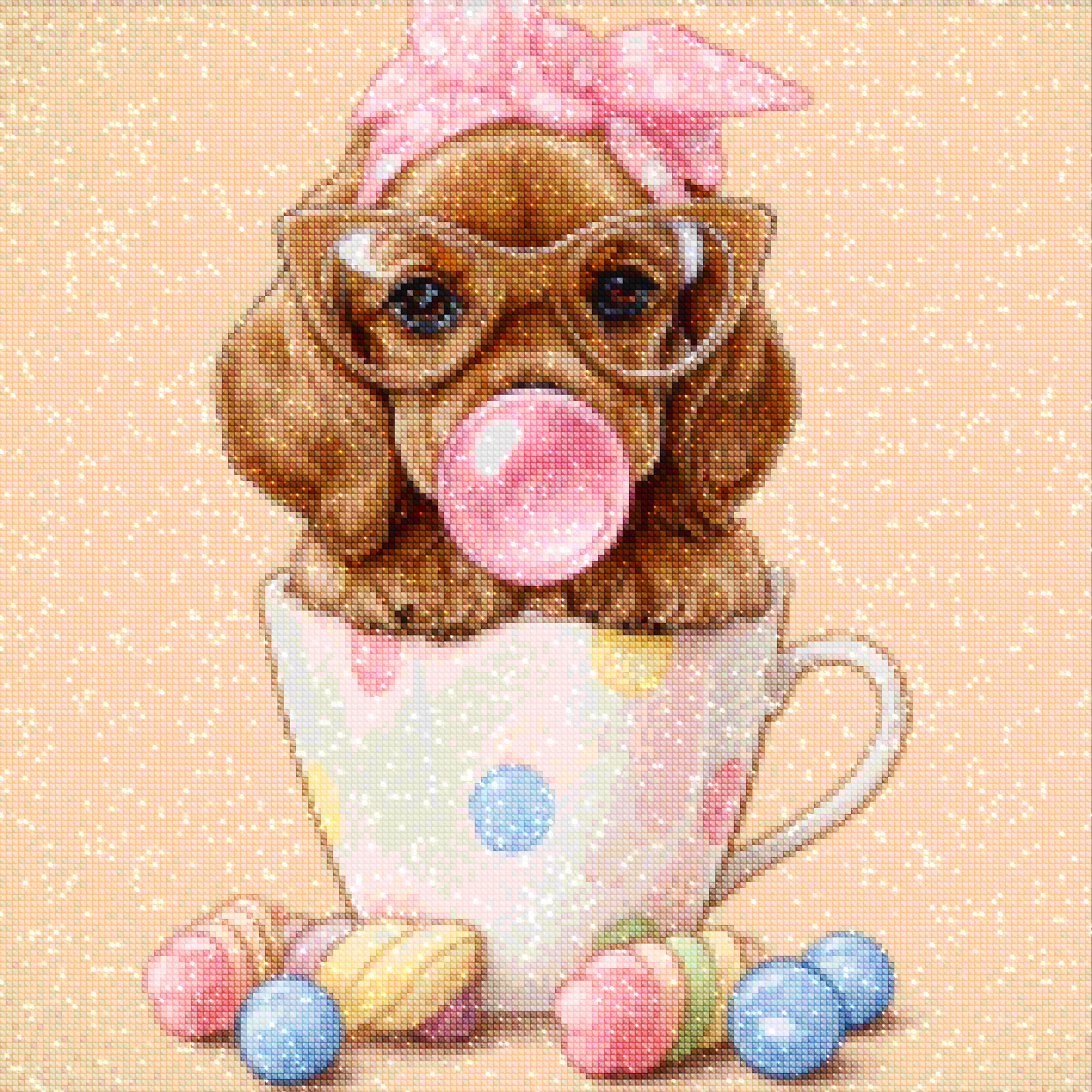 Diamantmaleri - Tyggegummihvalp - SEOS Shop ®