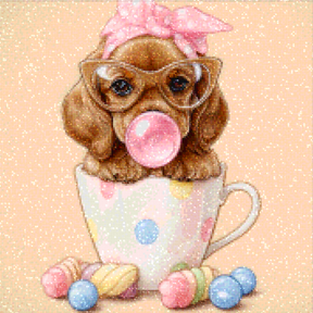 Diamantmaleri - Tyggegummihvalp - SEOS Shop ®