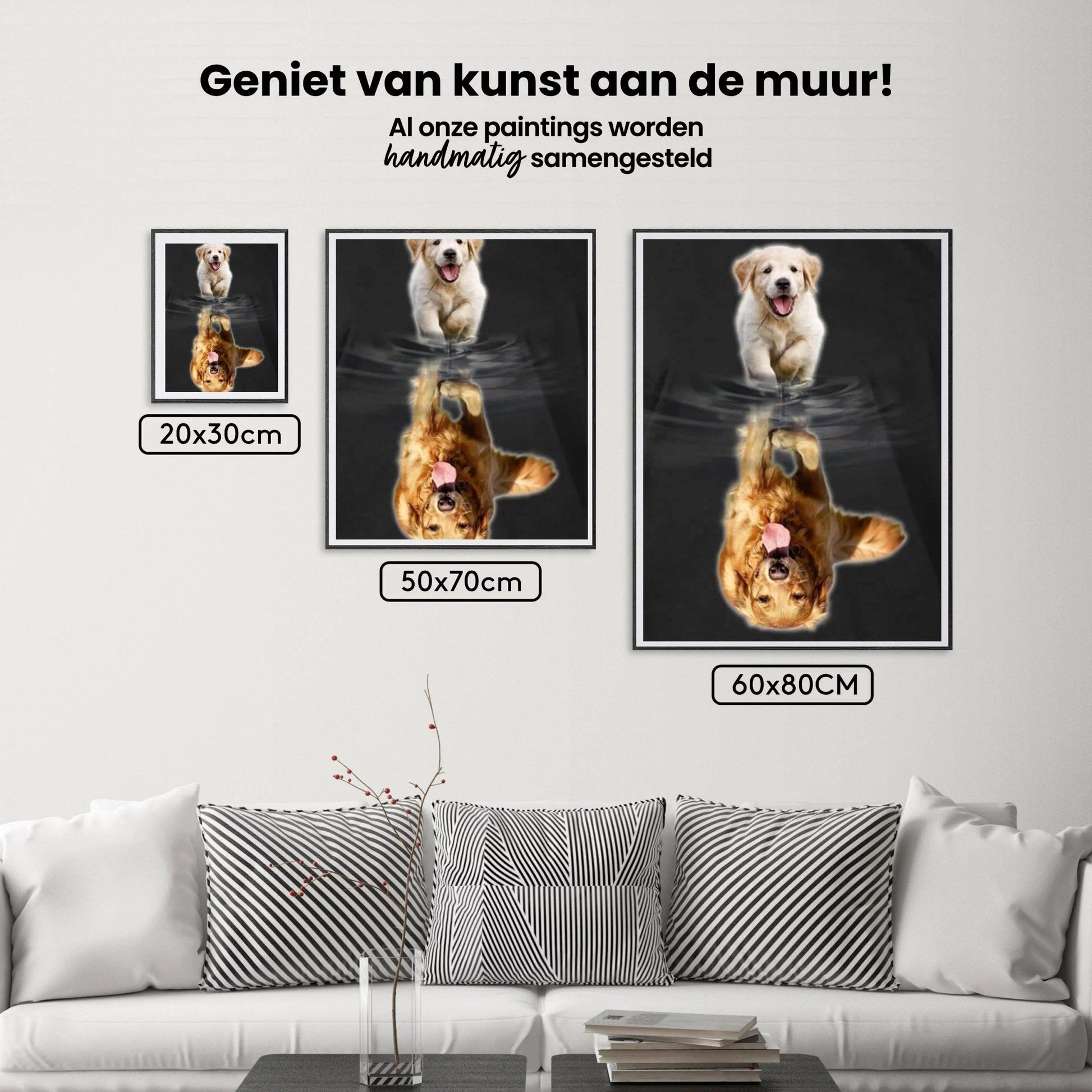 Diamantmaling Labrador hvalp til voksen - SEOS Shop®