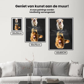 Diamantmaling Labrador hvalp til voksen - SEOS Shop®