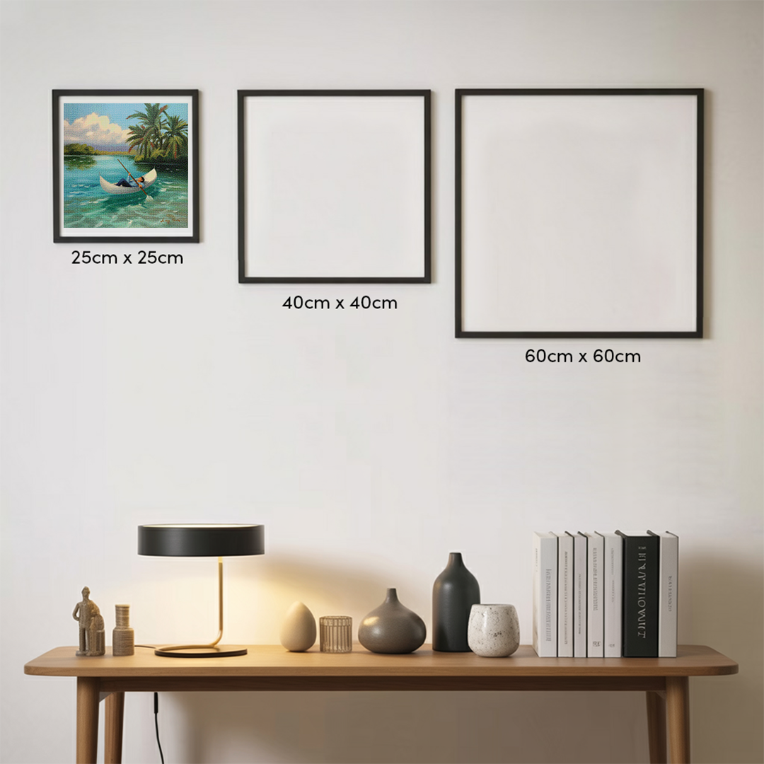 Mini diamantmaleri - Lazy Lagoon