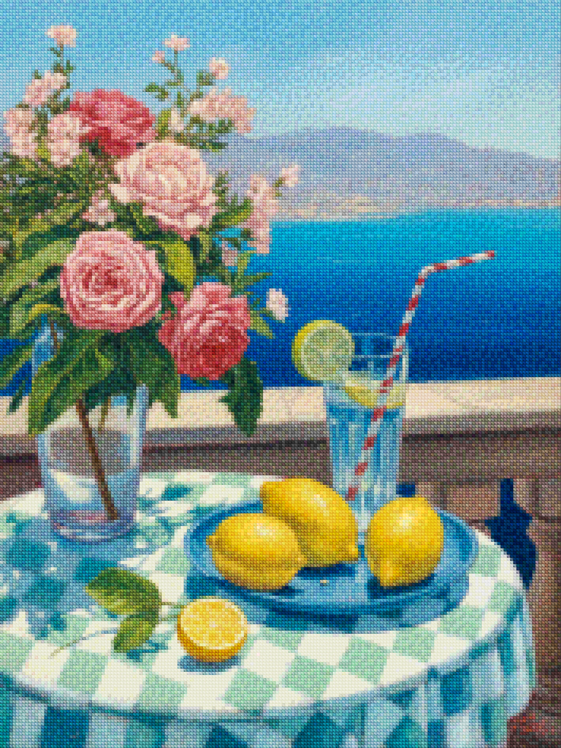 Diamantmaleri - Lemonadedrøm
