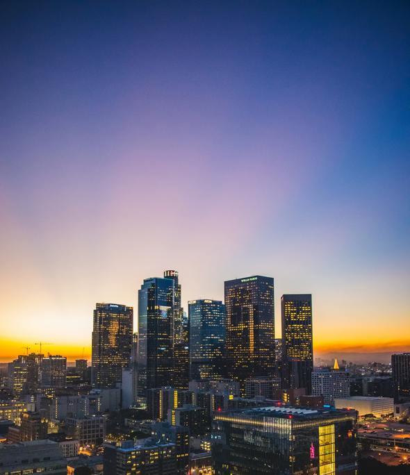 Diamantmaling i Los Angeles-bygninger