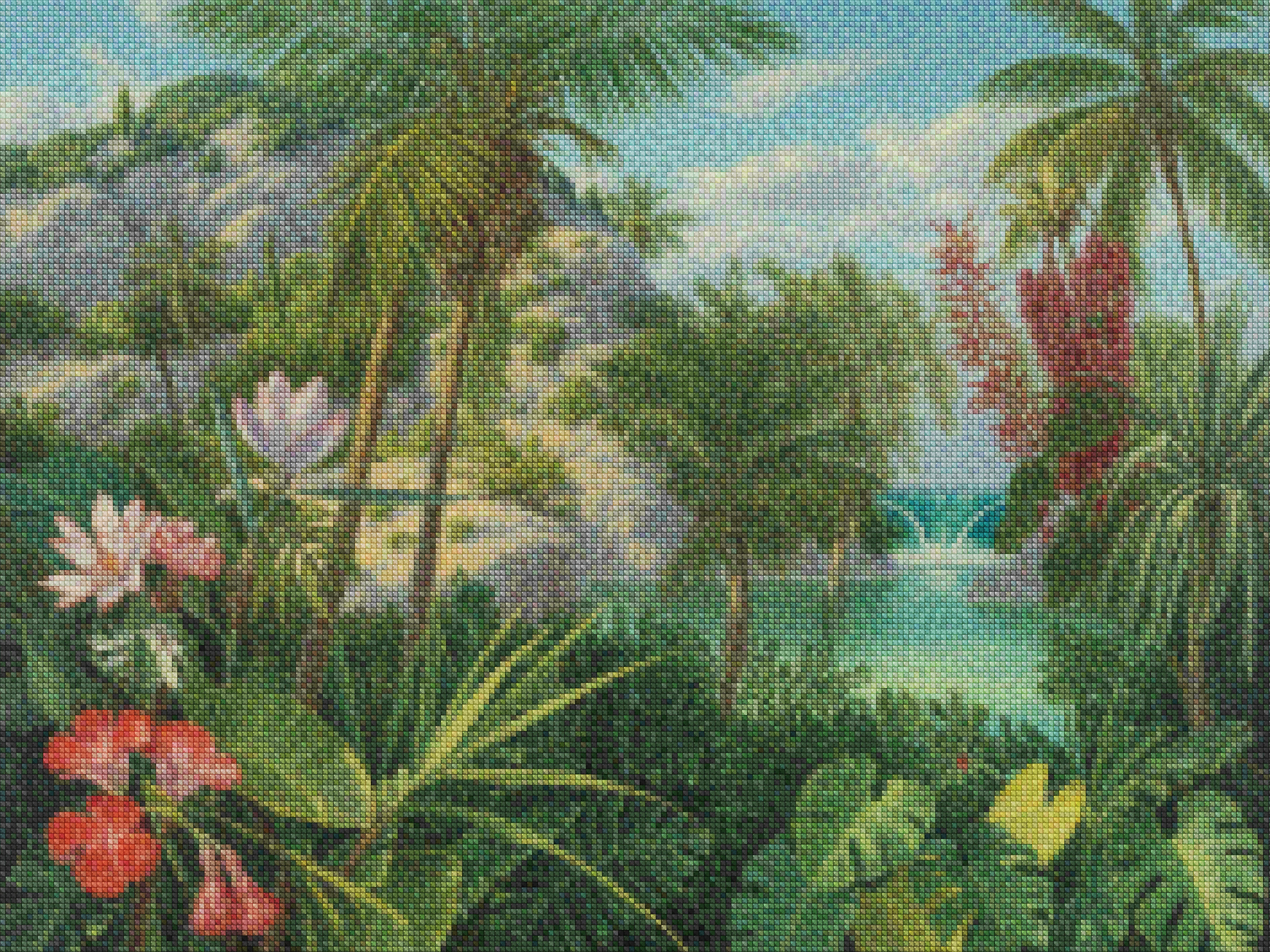 Diamantmaling - Frodige troper