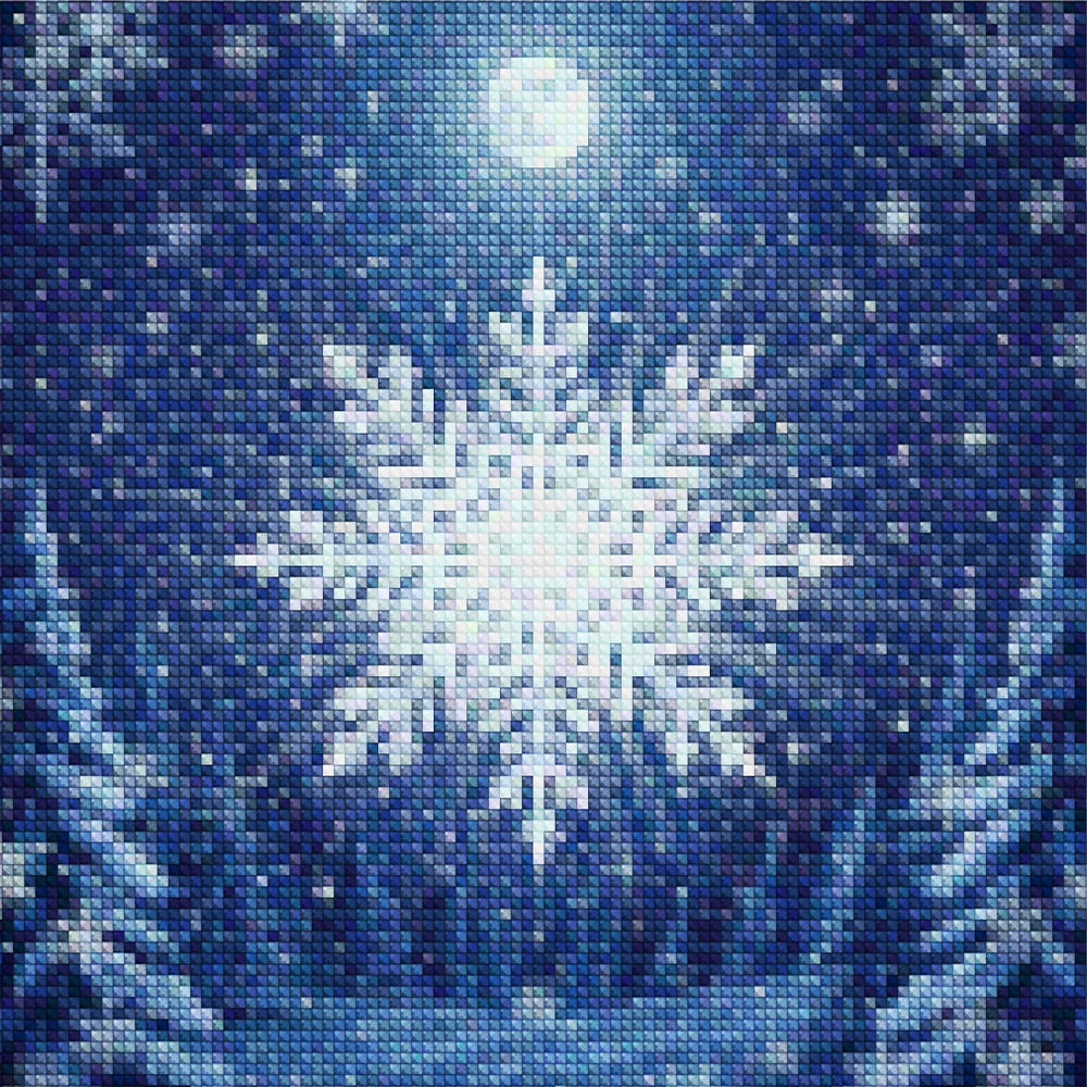 Mini diamantmaleri - Kirsebærflod