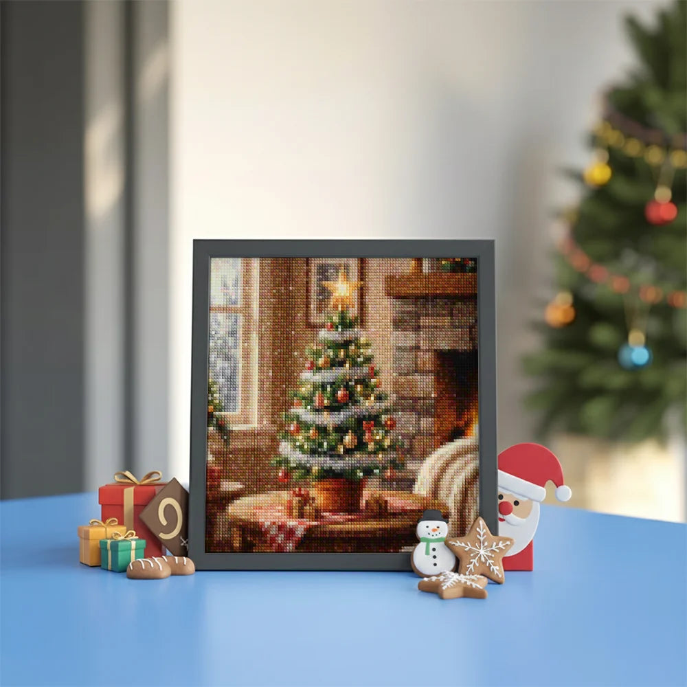 Mini diamantmaleri - Kirsebærflod