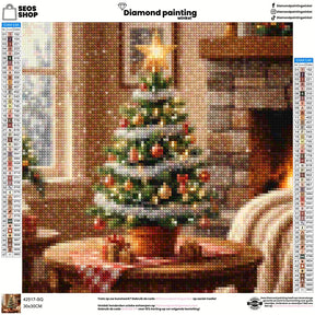 Mini diamantmaleri - Kirsebærflod