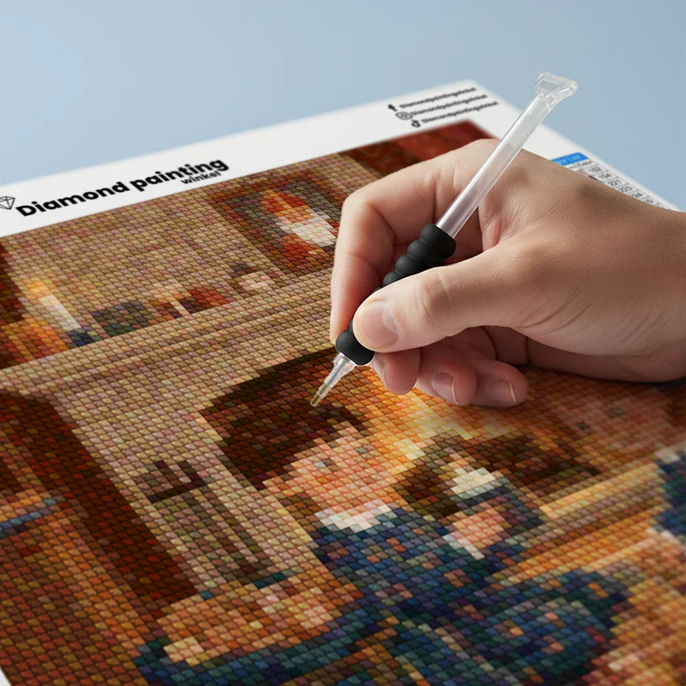 Mini diamantmaleri - Kirsebærflod