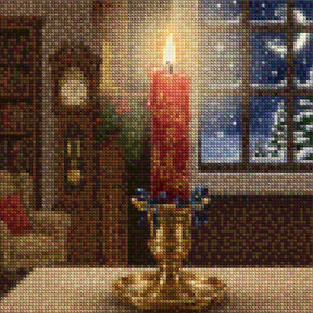 Mini diamantmaleri - Kirsebærflod