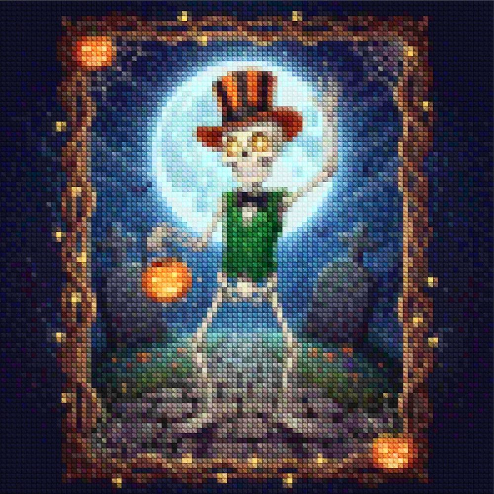Mini diamantmaleri - Kirsebærflod
