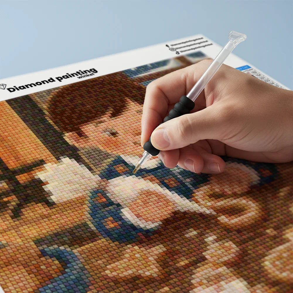 Mini diamantmaleri - Kirsebærflod