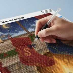 Mini diamantmaleri - Kirsebærflod