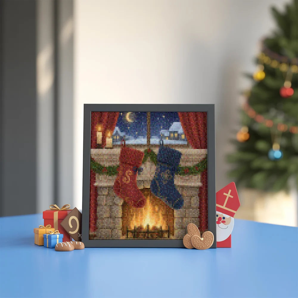 Mini diamantmaleri - Kirsebærflod