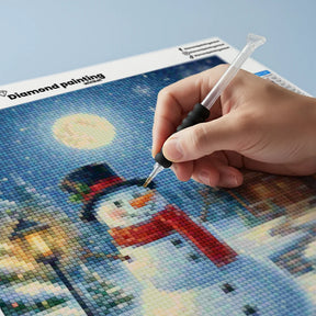 Mini diamantmaleri - Kirsebærflod