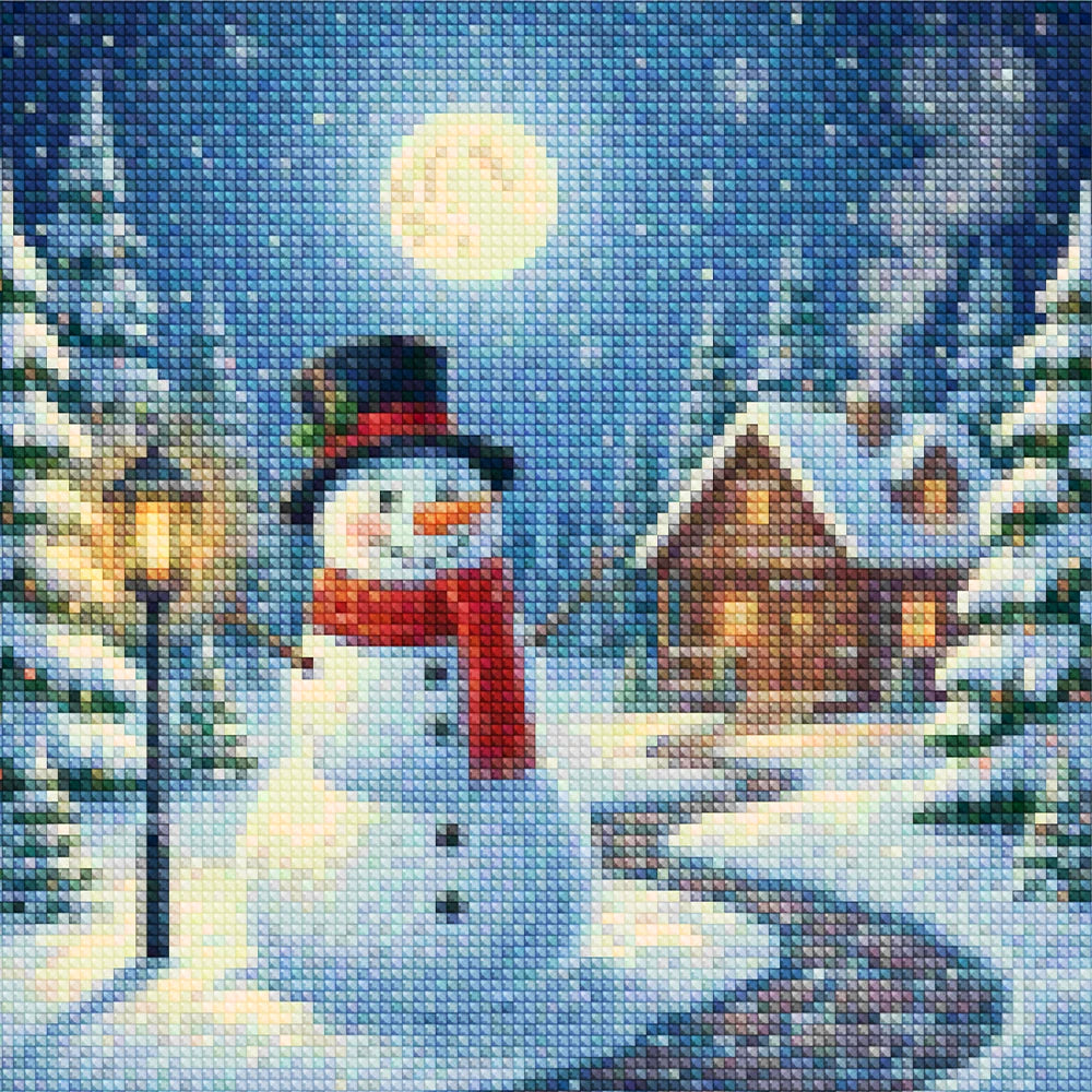 Mini diamantmaleri - Kirsebærflod