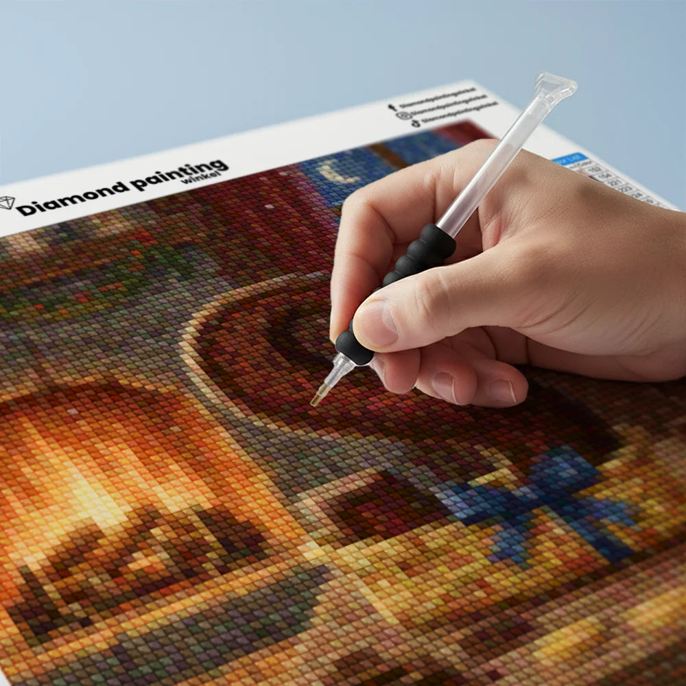 Mini diamantmaleri - Kirsebærflod